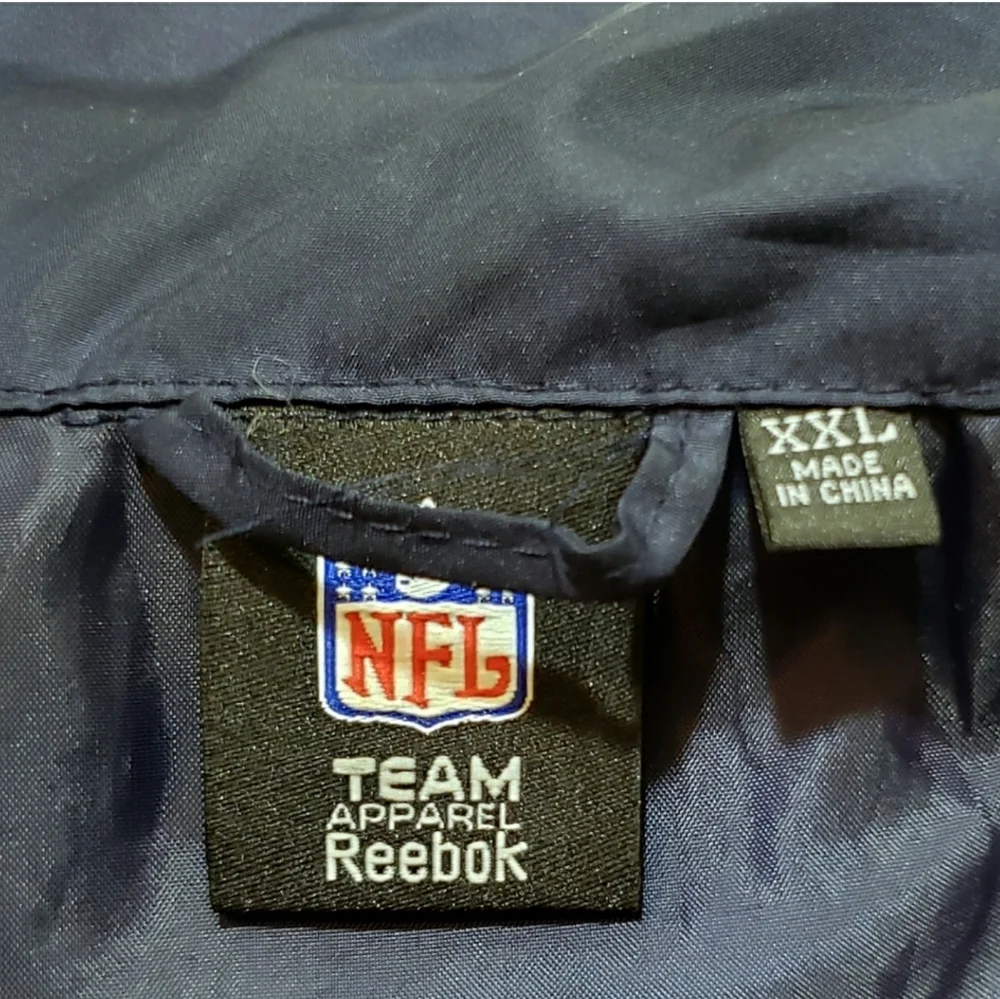 NFL Reebok Miami Dolphin Full Zip Windbreaker Jacket - Picture 4 of 5